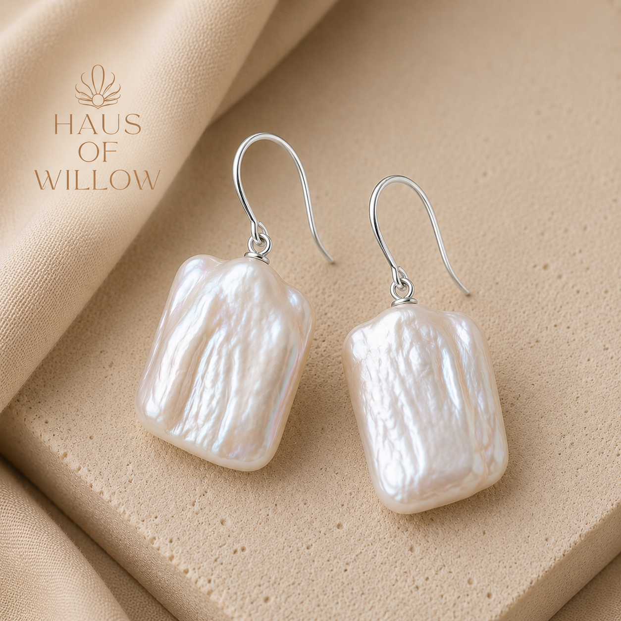 Sienna Pearl Drop Earrings