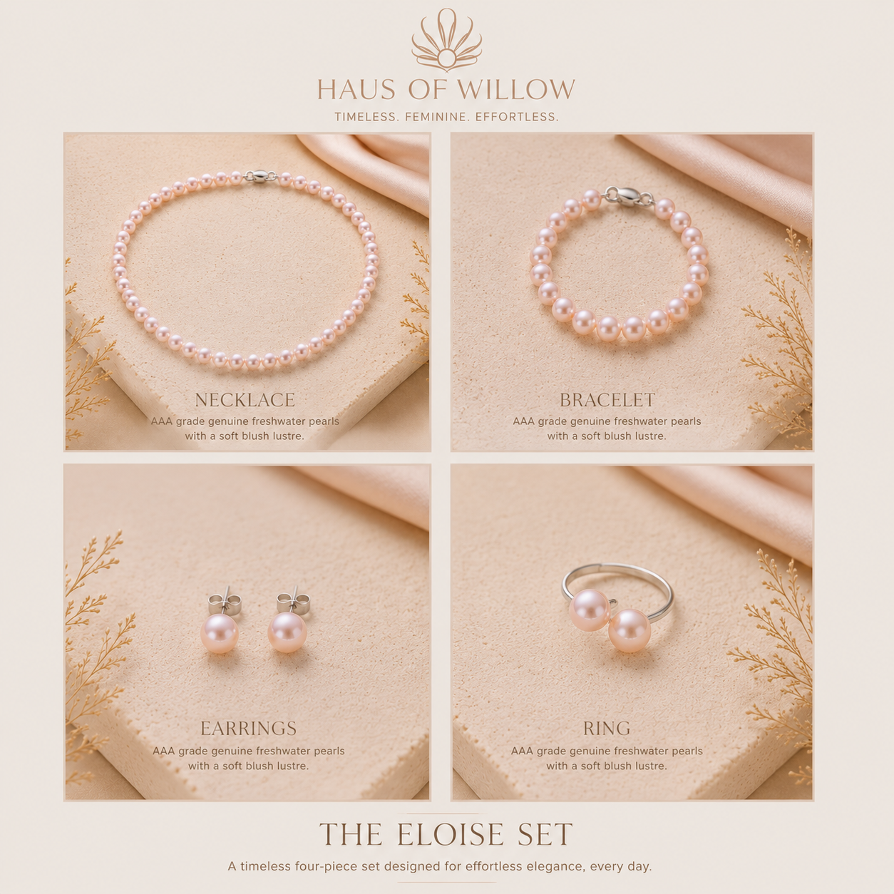 Eloise Pearl Jewellery Set