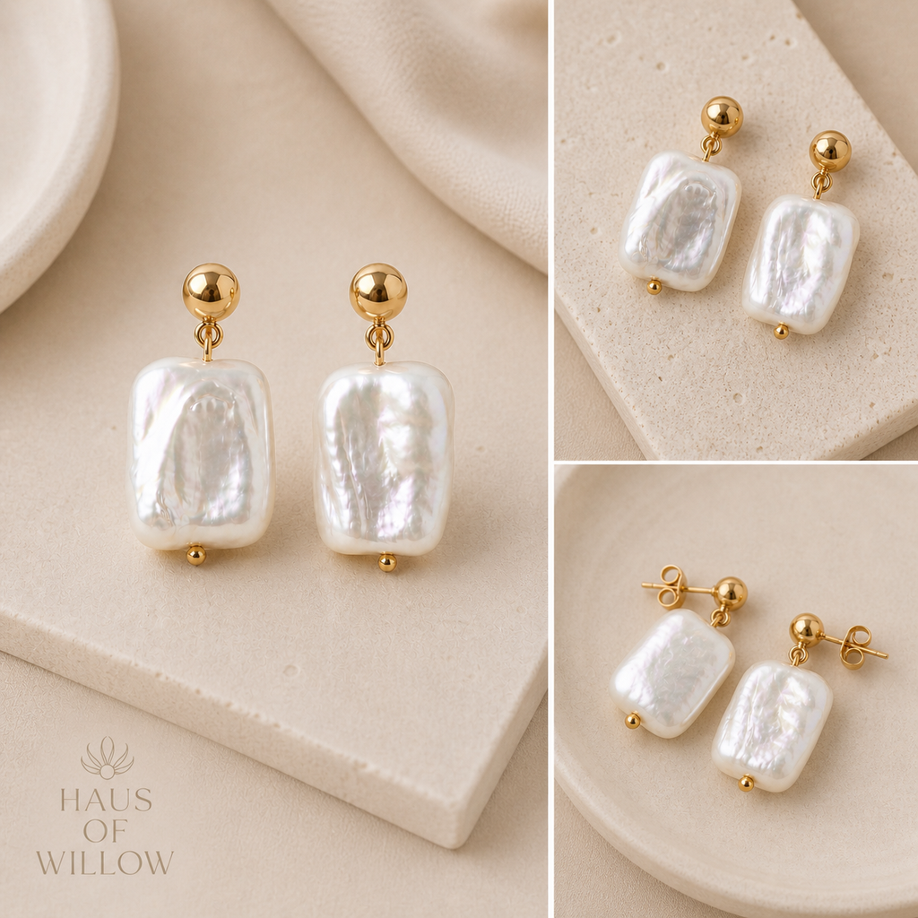 The “Elara” Baroque Pearl Drops