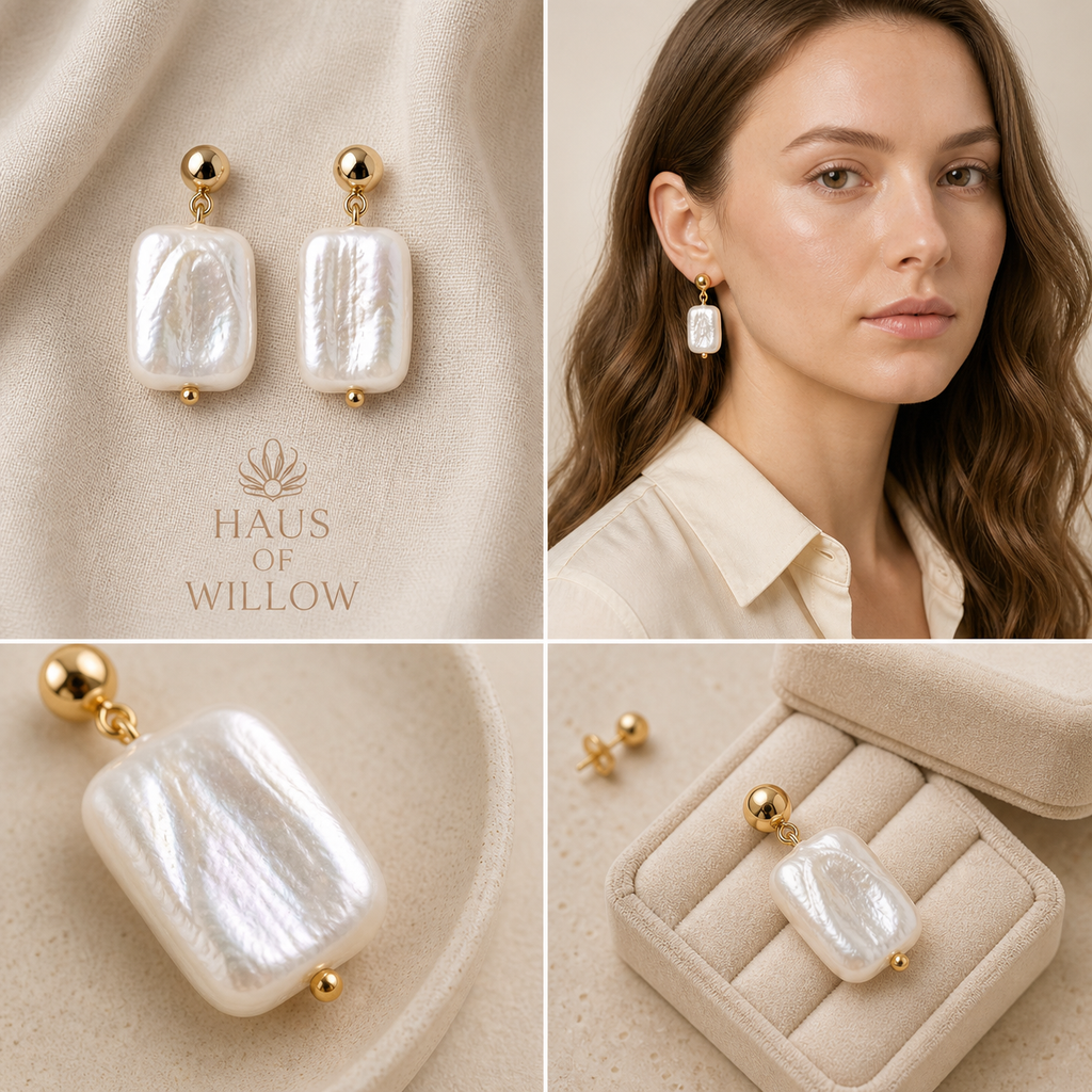 The “Elara” Baroque Pearl Drops