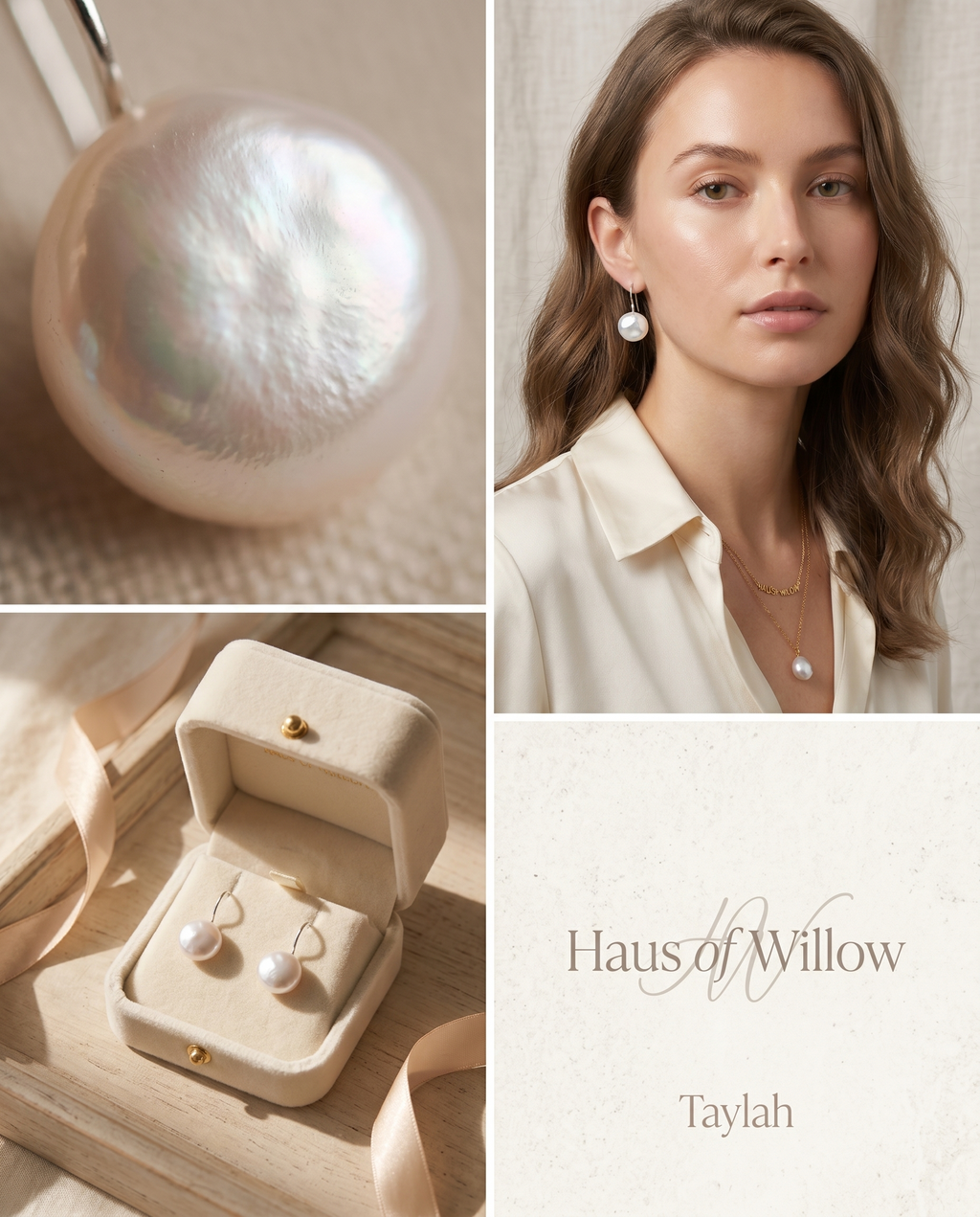 Taylah Pearl Drop Earrings